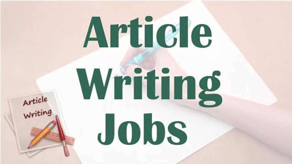 writing articles