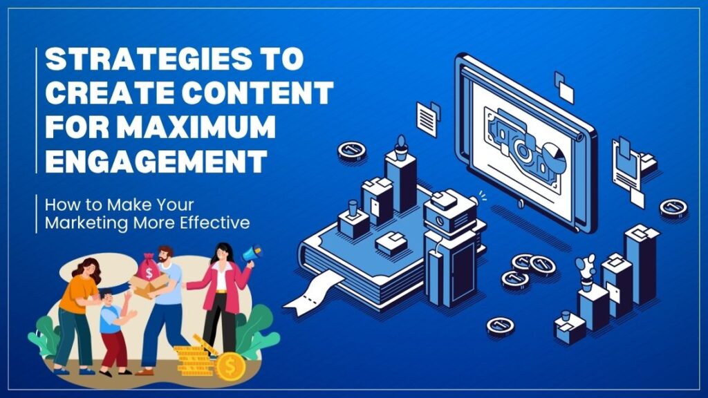 An illustration of content strategy intended to maximize social media audience engagement.