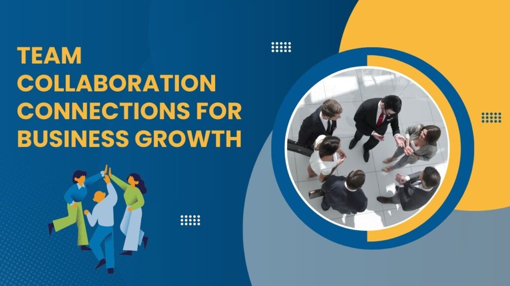 Professionals collaborating through networking to achieve growth.
