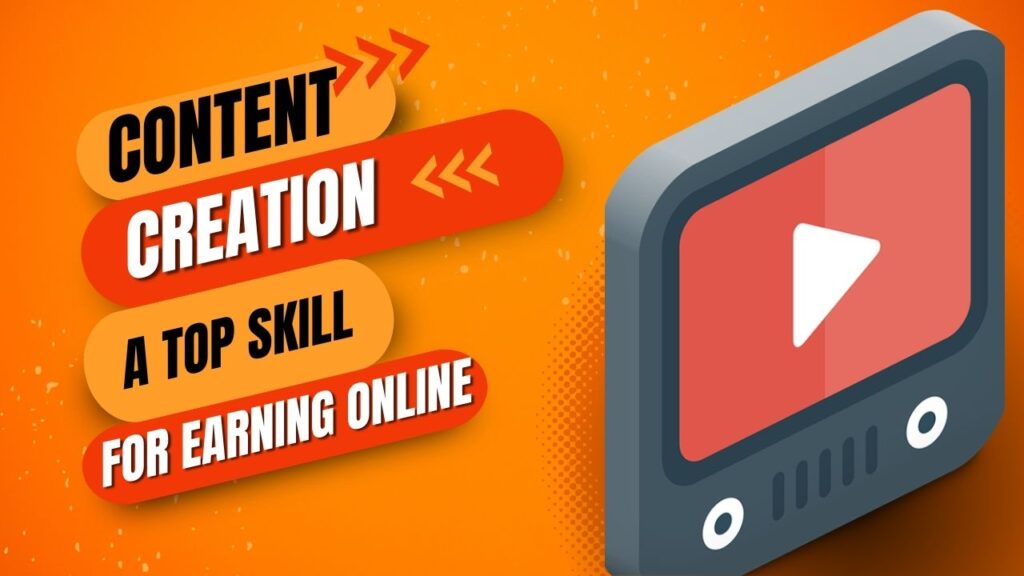 Content creation included in the Top 5 Real Earning Methods.