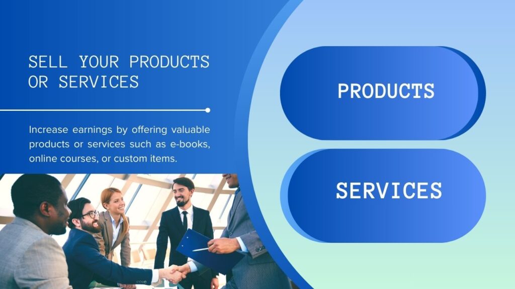 Increase revenue through the sale of digital goods like e-books, online courses, or personalized goods.