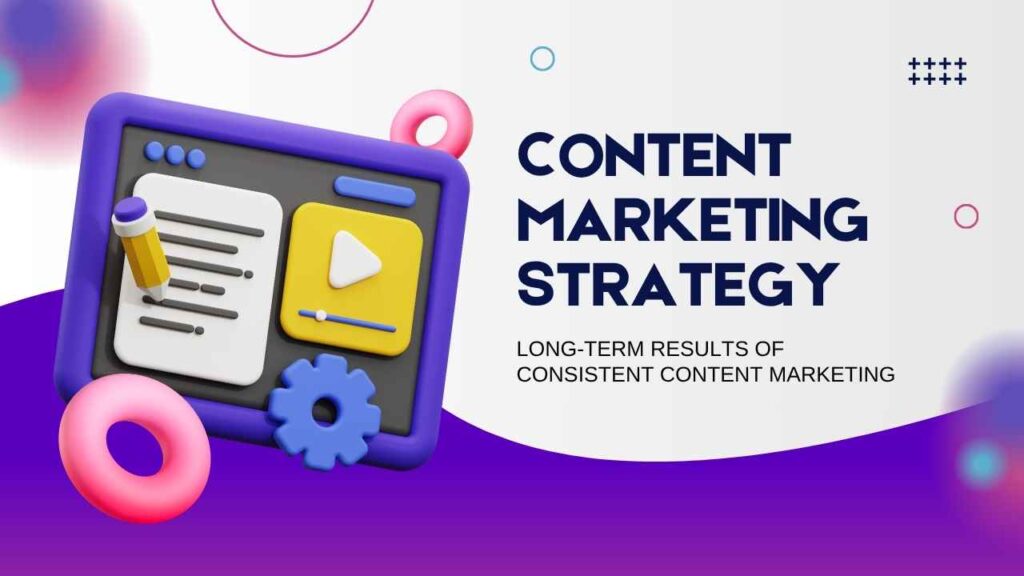 Long-term results of consistent content marketing.
