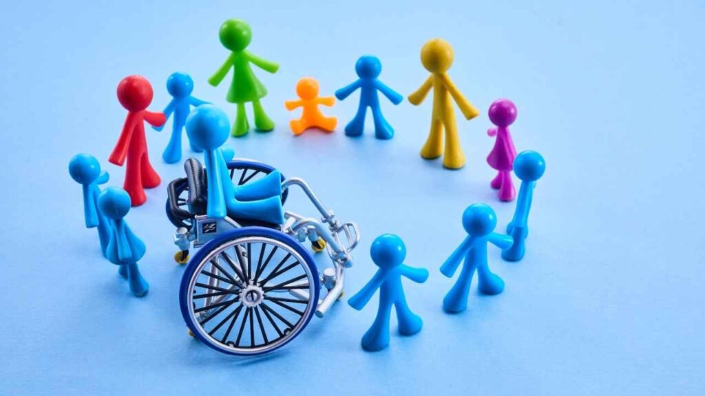 Students from diverse backgrounds learn together in an inclusive global classroom.