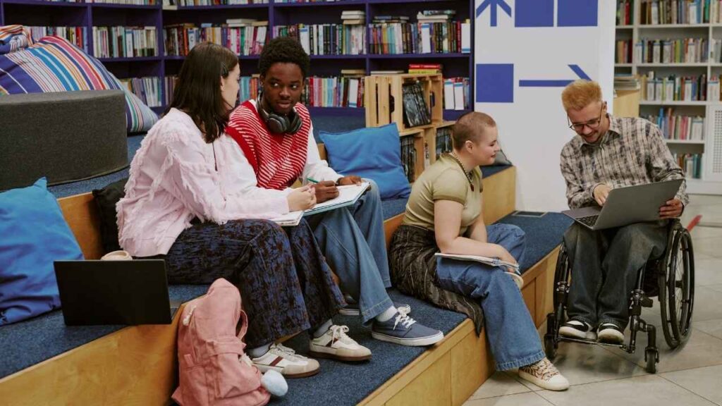 Diverse students engaging in learning to highlight why inclusivity in global education matters.
