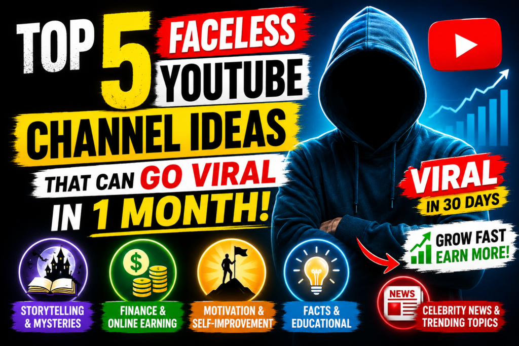 Faceless YouTube Niches