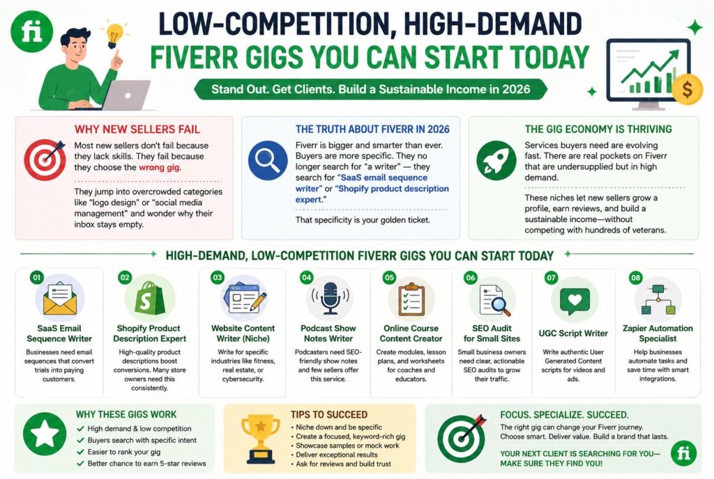 Low Competition Fiverr Gigs